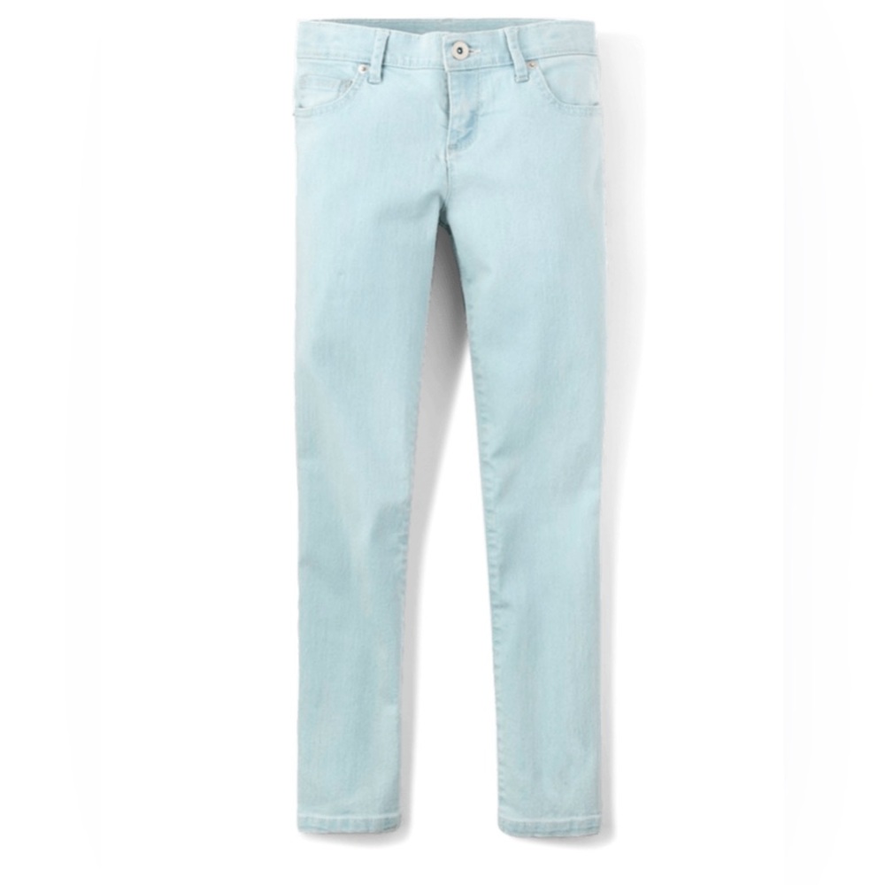 PLACE Girls Denim Super Skinny Stretch Light Blue Jeans - Picture 15 of 16
